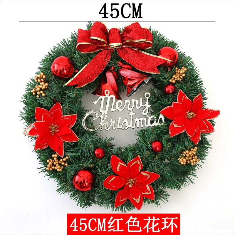 Christmas garland set — combined pendant garlands 2.7 m & 1.5 m, assorted colors