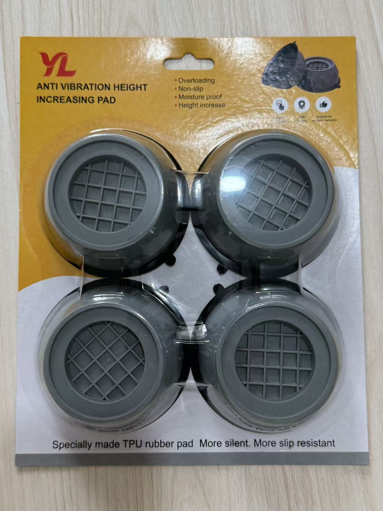 Waschmaschinen-Fußmatten Erhöhungspads