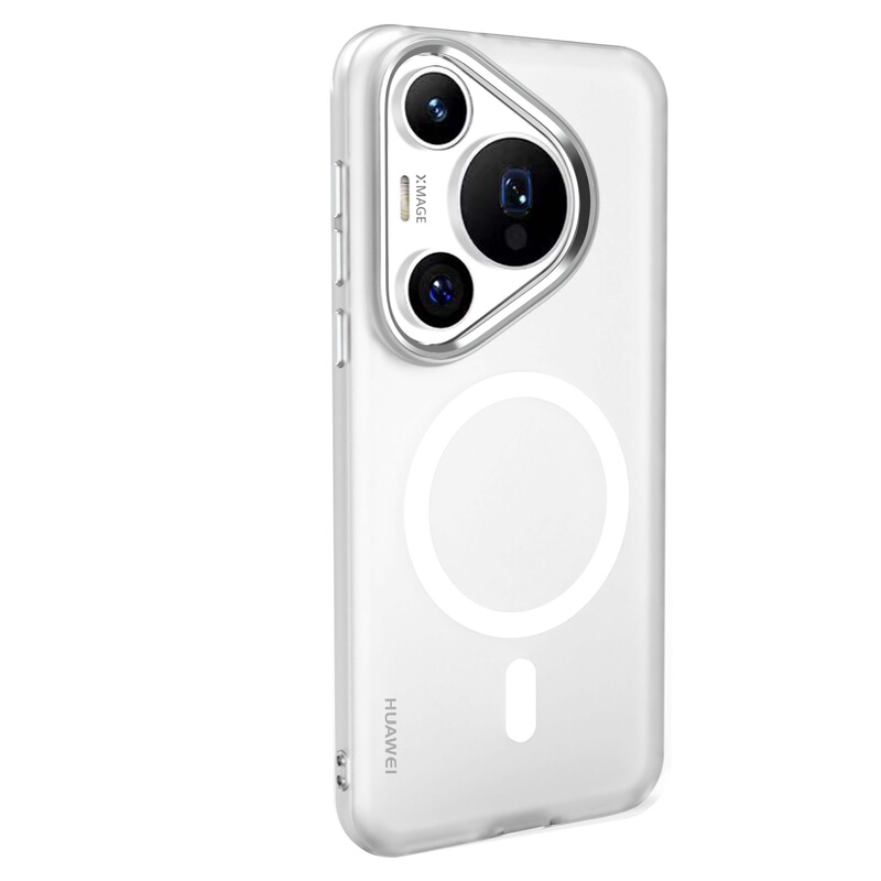 Huawei Pura80Ultra 磁気携帯電話ケースに適した肌の感触のつや消し半透明 p80pro 落下防止保護カバー p80|undefined