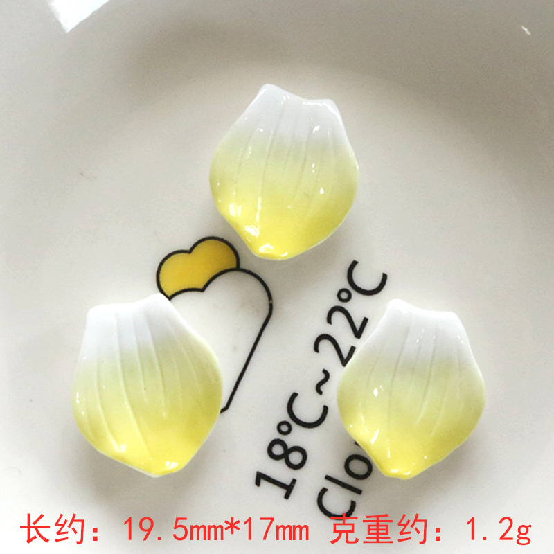 Nuevos accesorios de bricolaje de flor de durazno de resina rosa, zapatos con agujeros de pegamento de crema, fundas para teléfonos móviles, accesorios para el cabello, material de imán para refrigerador al por mayor