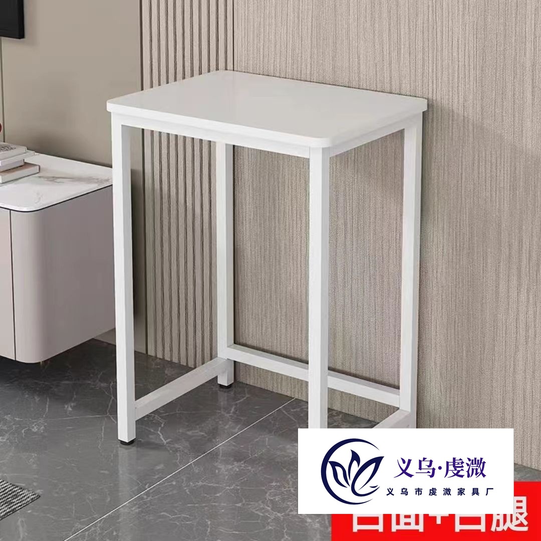 Simple Small Table Against the Wall Single-Layer Storage Rack Rental House Desktop Home Computer Table Office Student Desk