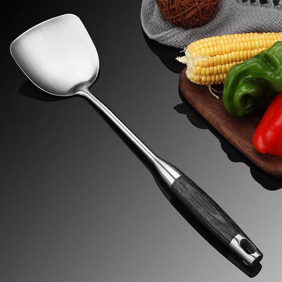 Factory wholesale black color wood paint wood pancake modern simple spoon shovel household household goods household
