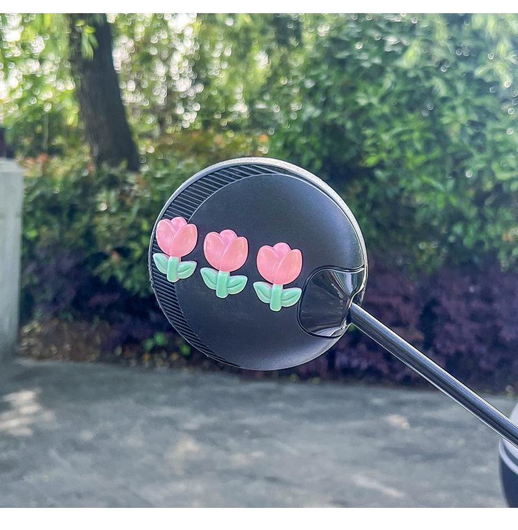 Tulip Car Stickers Electric Vehicle Decoration
