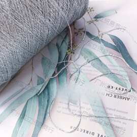 空心纱金丝线亮丝毛线包包钩边装饰浅金色线材料包闪光编织垒德株