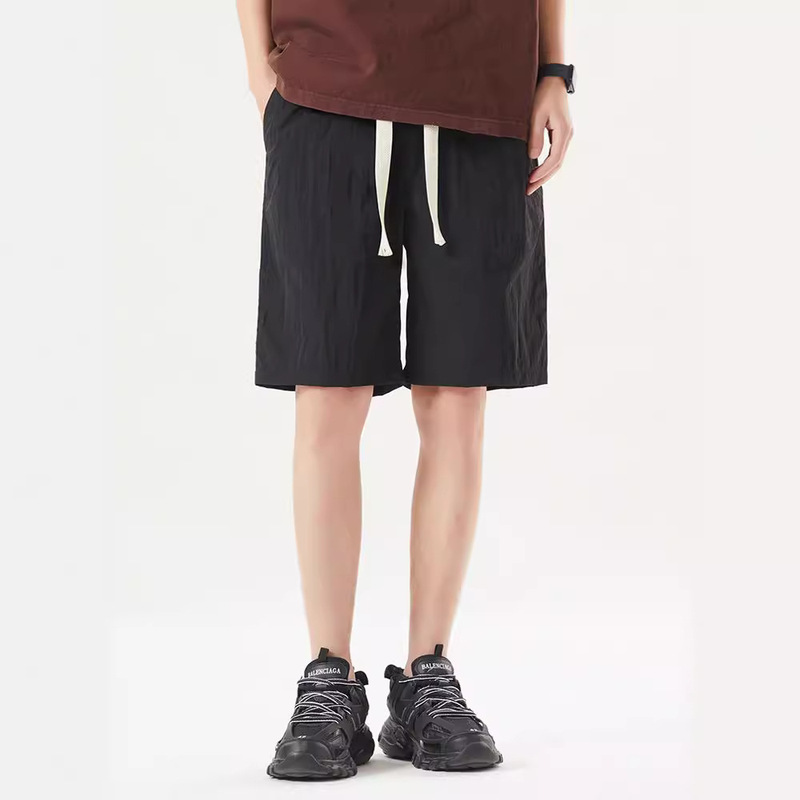 Candy Color 1 Color Shorts Men's Summer Ice Silk Breathable Fashionable Loose Basketball Pants All-Match Pants Casual Pants