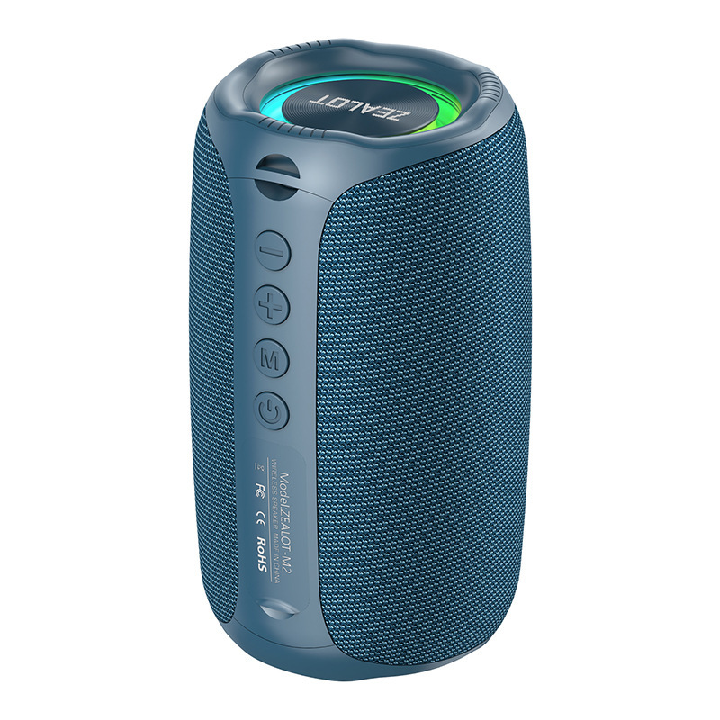 Fanatic M2 新しい Bluetooth 小型スピーカー屋外ポータブルミニホーム小型鋼砲 Bluetooth スピーカー夜の光付き|undefined