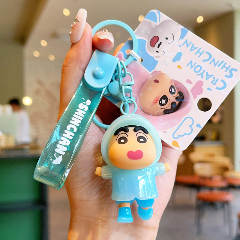 本物のクレヨンしんちゃん雪のロマンスシリーズブラインドボックス装飾品しんちゃん周辺アニメトレンドデスクトップ装飾品フィギュア|undefined