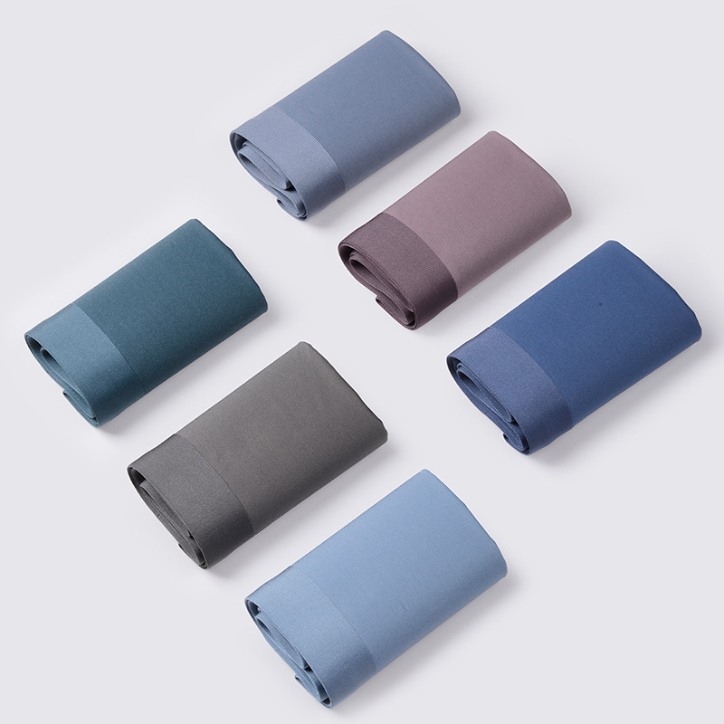 The same as Zhejin 100S Modal Two-Side Seamless Men's Underwear Mid-Waist High-Quality Straight Ice Silk Men's Wholesale Underwear