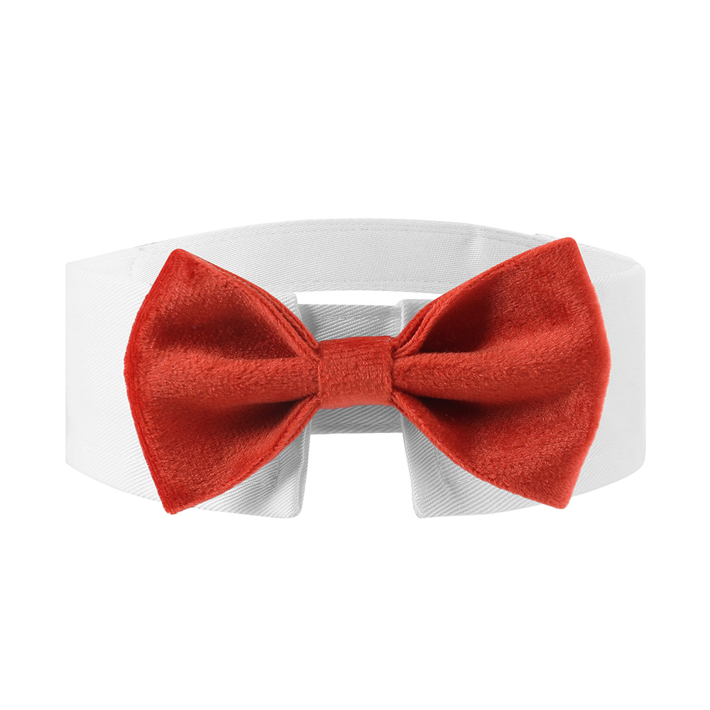 Fabricante spot transfronterizo nuevo guapo mascota corbata velcro ajustable accesorios de mascota arco