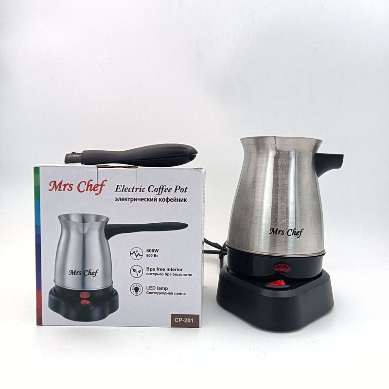 Foreign Trade Wholesale Turkish Stainless Steel Coffee Pot 600ML Electric High Quality Boiled Coffee Pot Foreign Trade Wholesale Turkish Stainless Steel Coffee Pot 600ML Electric High Quality Boiled Coffee Pot