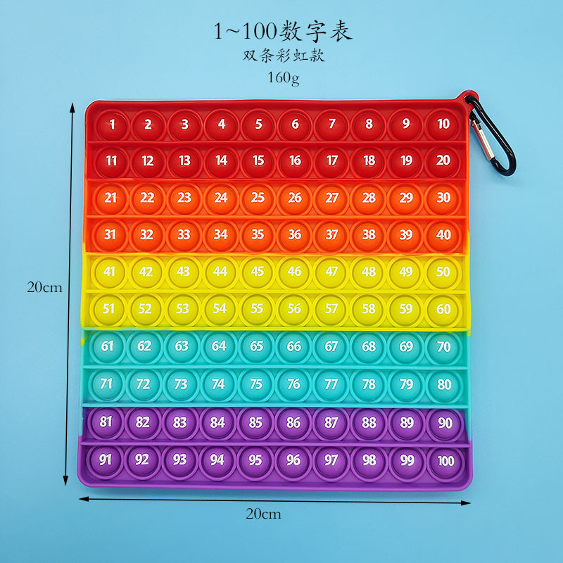 Juguetes cognitivos de pensamiento Multiplicación digital Juguetes de concentración Rainbow Rat Pioneer Juguetes educativos para niños