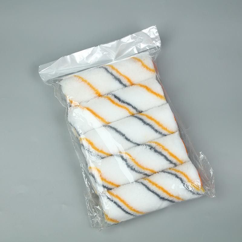 Cepillo de rodillo de dedo pequeño al por mayor de fábrica Cepillo de rodillo de poliéster de hilo de algodón de núcleo inteligente de estilo múltiple de 6 pulgadas Cepillo de rodillo de pared