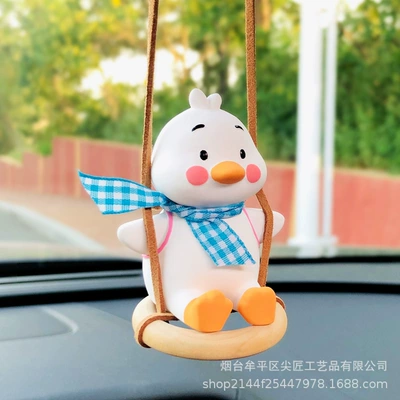 Manufacturer Swing Duck Car Hanging: Car hanging - blue-tie-swing-duck
