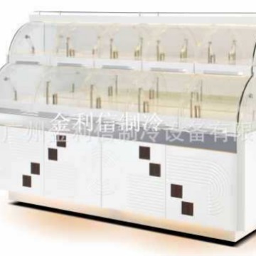 供应白色抽屉式面包展示柜面包边岛柜烘焙设备