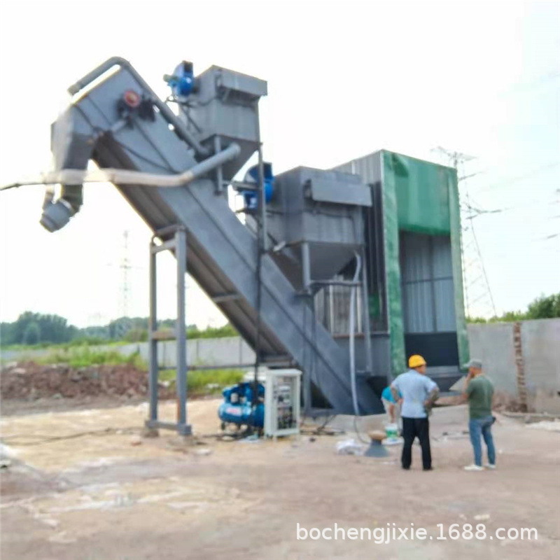 销售海运集装箱散灰拆箱机 大吨位库底散料装车机