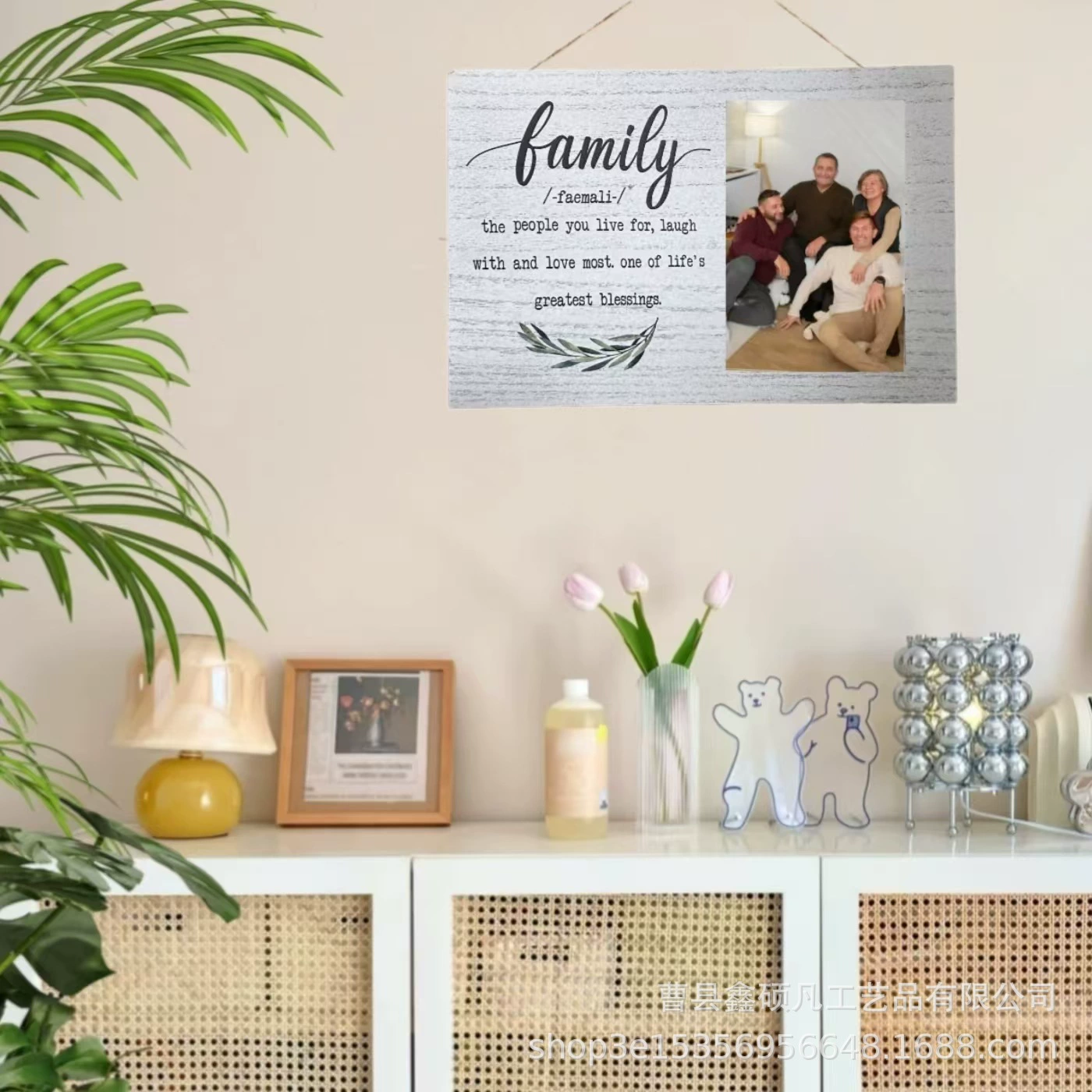 Трансграничная минималистская деревянная ретро фоторамка, фото сувенирный семейный подарок, новоселье подарок