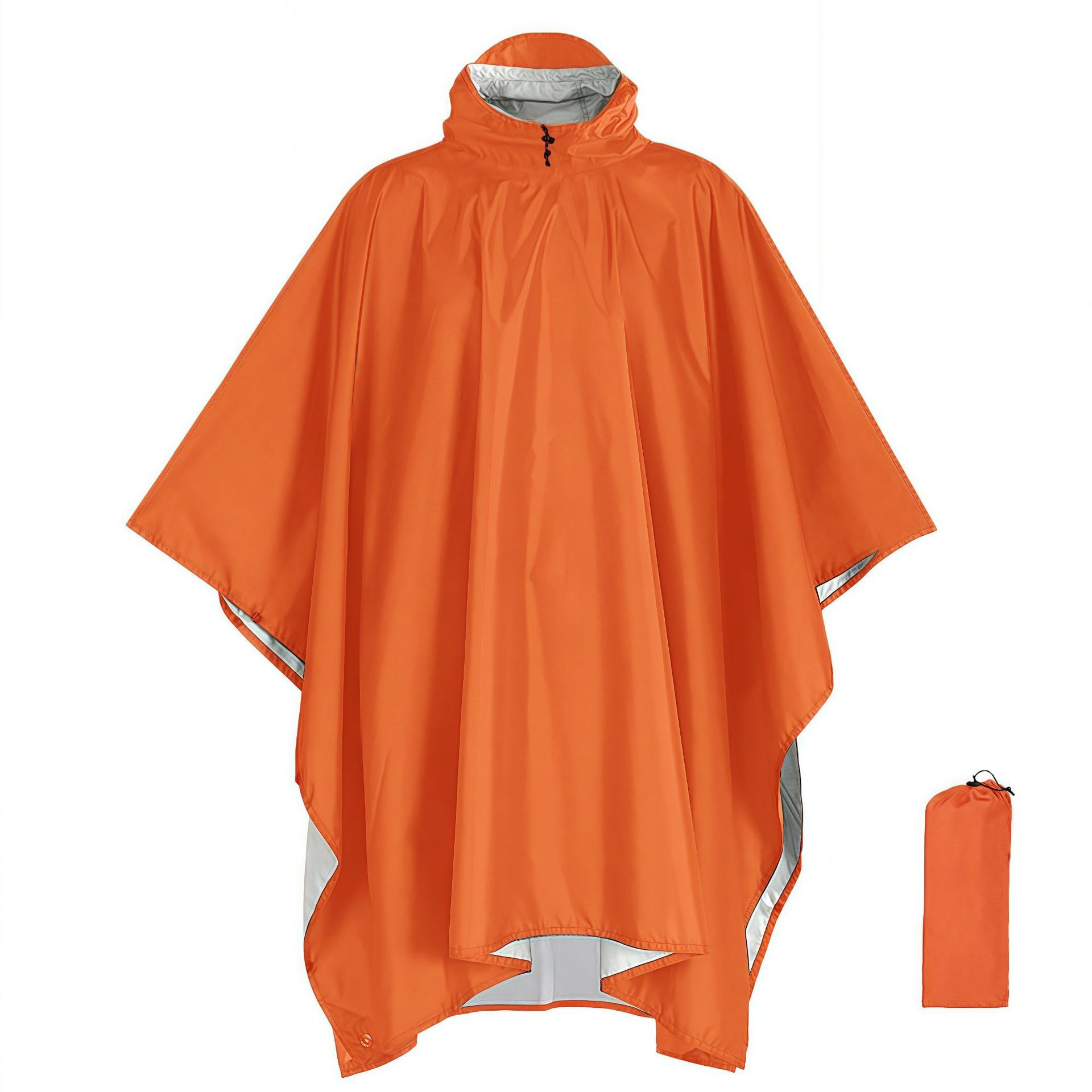 Comercio exterior tres en uno capa capa capa de lluvia delgada y ligera moda capa de lluvia multifuncional caminata portátil unido capa de lluvia al por mayor