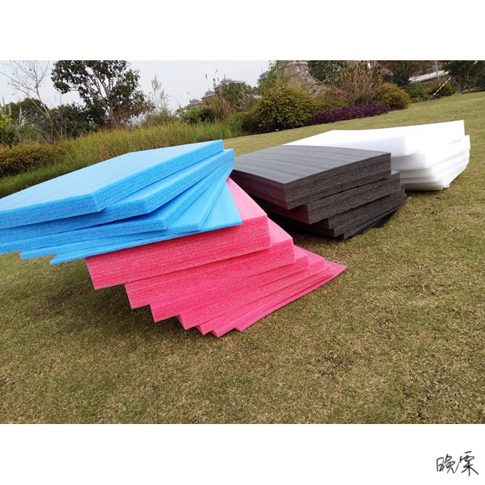 泡沫板船用白红黑蓝色珍珠棉板材红色EPE板材发棉板防潮承