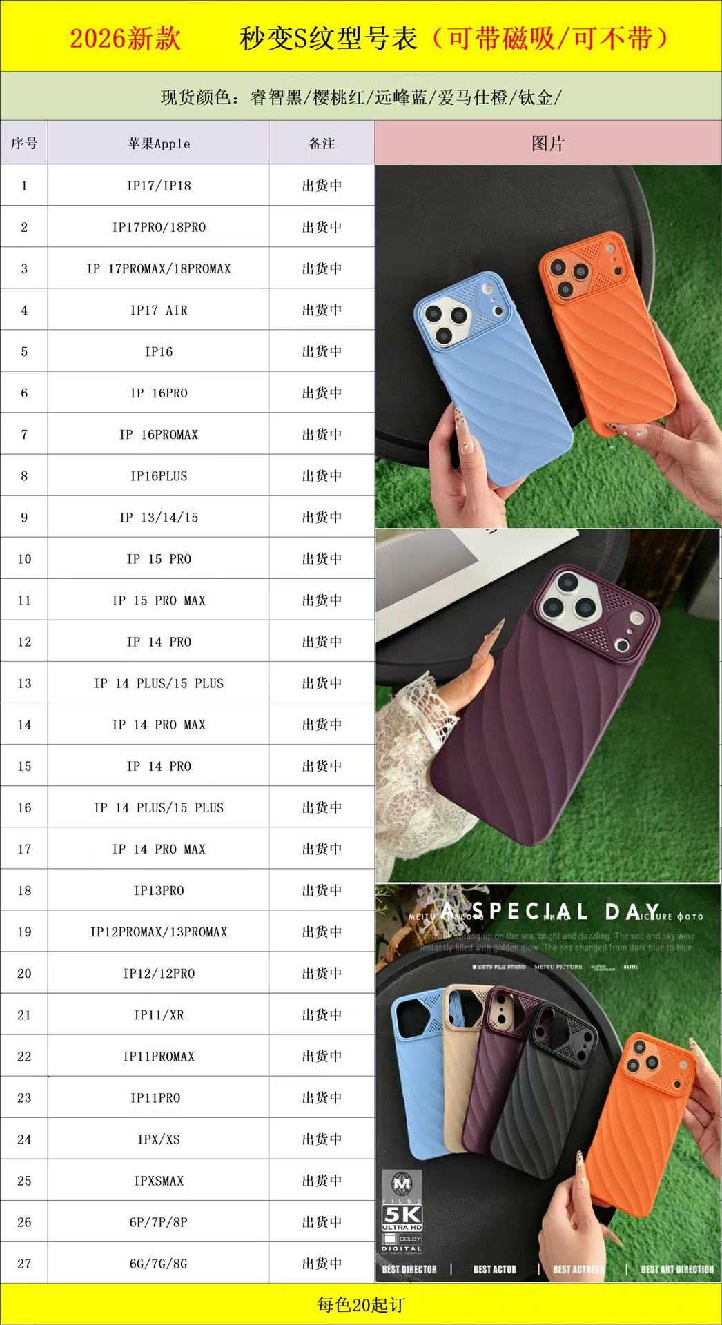 NEW新款S型镜框滴油l2   IP12/12PRO 17Promax/IP18PROMAX保护套