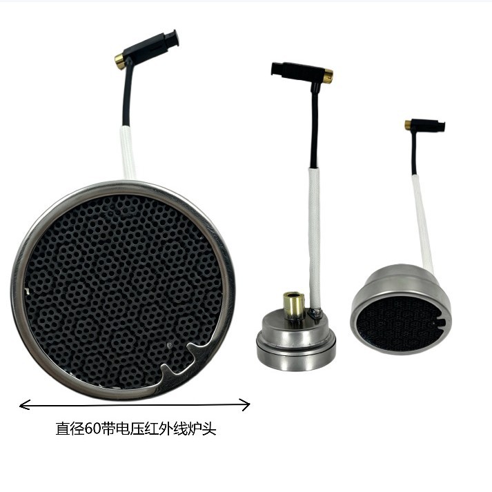 Diámetro 60 cabezal de horno de tipo tarjeta cabezal de horno de gas equipado con quemador infrarrojo separador de fuego infrarrojo image 1
