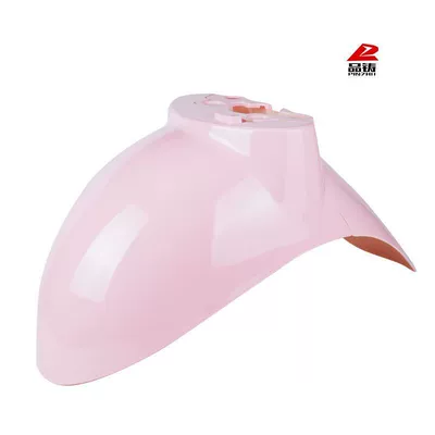 Electric vehicle fender | Electric Vehicle Front Fenders - no-specifications-thickened-turtle-king-series-front-mudguard-light-pink