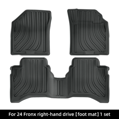 Suitable for 24-25 Model Suzuki Modelə uyğun ayaqaltı - 24-models-of-suzuki-fronx-right-hand-drive-single-layer-floor-mats-without-buckles