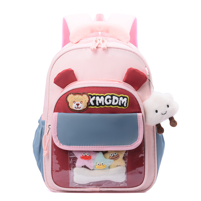 Nuevas bolsas de dibujos animados para niños, bolsas escolares de niñas de grado 1, 2 y 3, bolsas de hombro ligeras para niños