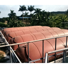 可折叠大型软体沼气袋红泥软体PVC沼气池养殖场农用污水沼气池