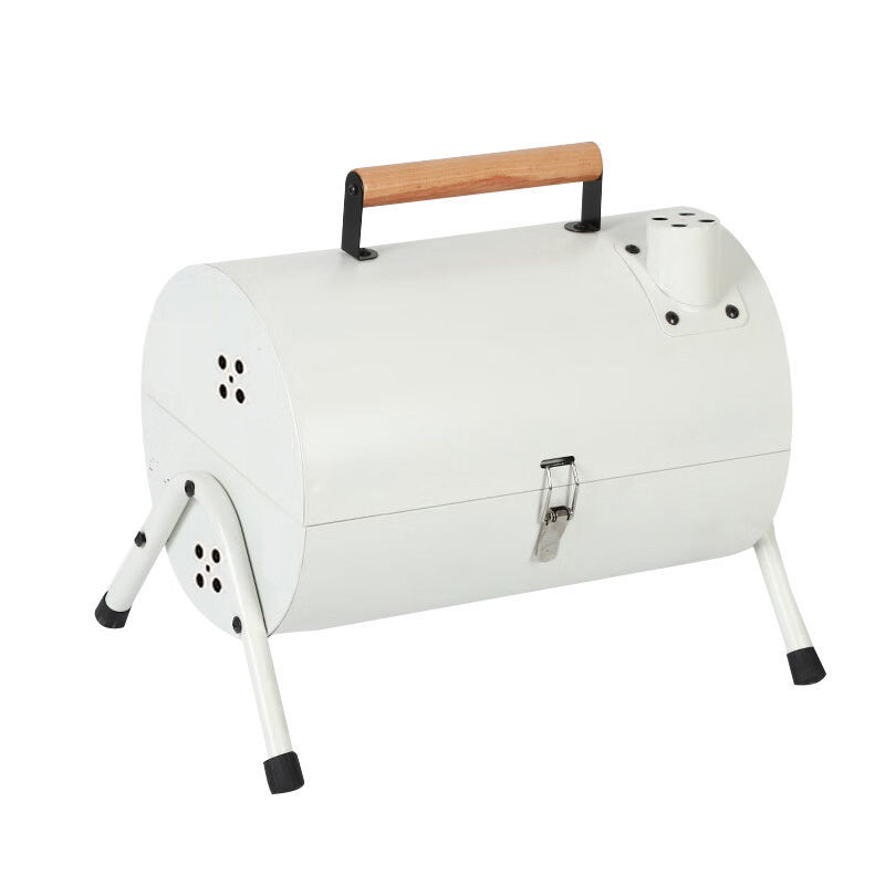 horno de barbacoa portátil multifuncional al aire libre horno de barbacoa de doble cara horno doméstico camping carbón de barbacoa plegable