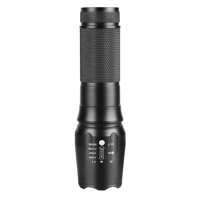 Handheld telescopic flashlight ST‑35 / A100 / T6, waterproof zoom LED, compatible with 26650 battery