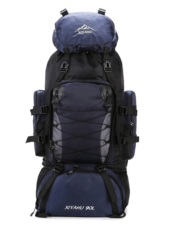新品アウトドア90l大容量登山バッグ軽量防水リュックサック男レジャートレッキングキャンプバッグ|undefined