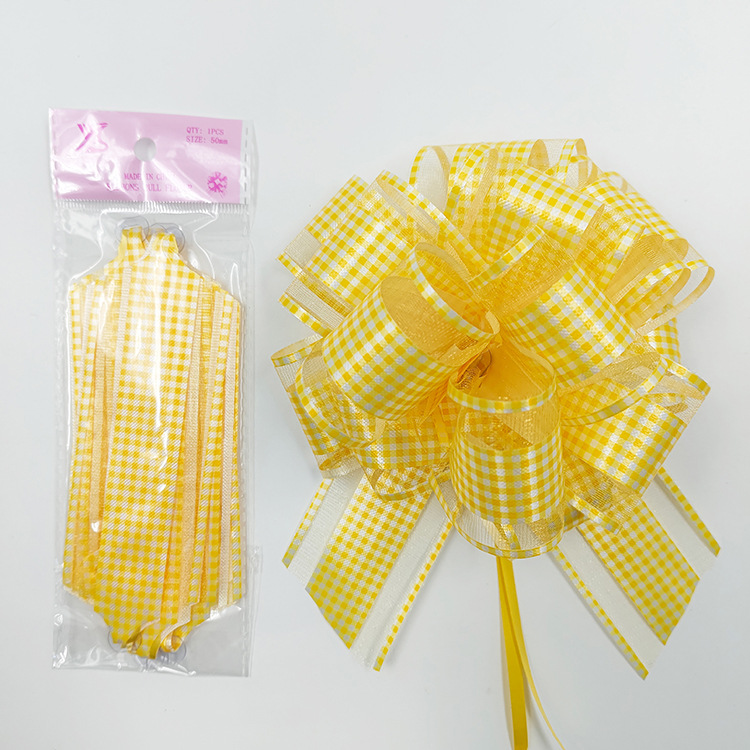 Moño de Cinta para Regalo 30# de Plástico para Decoración Festiva