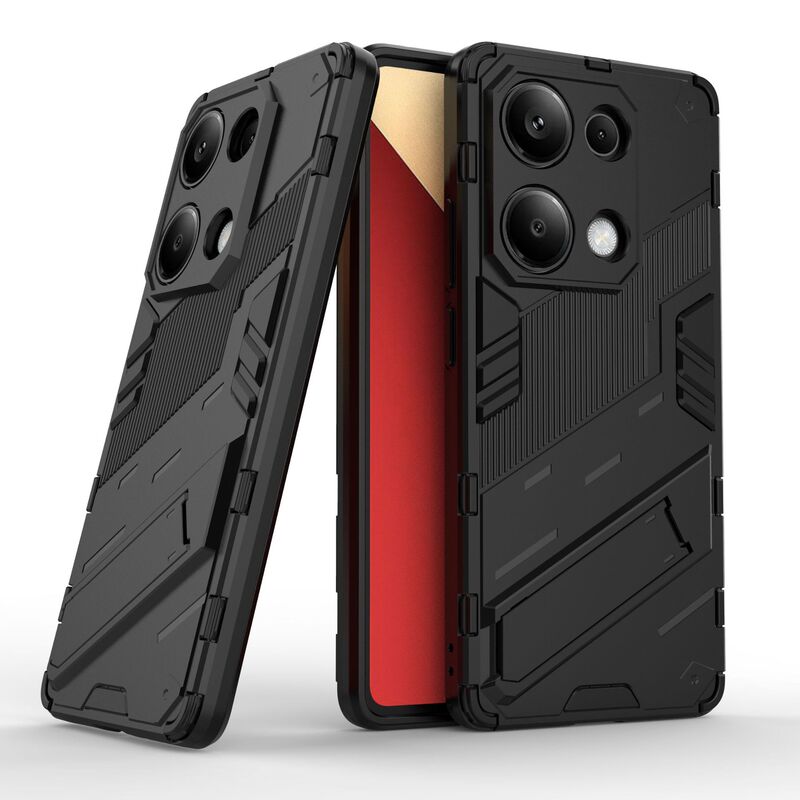 Punk Armor for Xiaomi PocoX6Pro Phone Case note13pro Drop-Resistant Red Rice A3 Protective Case K70e