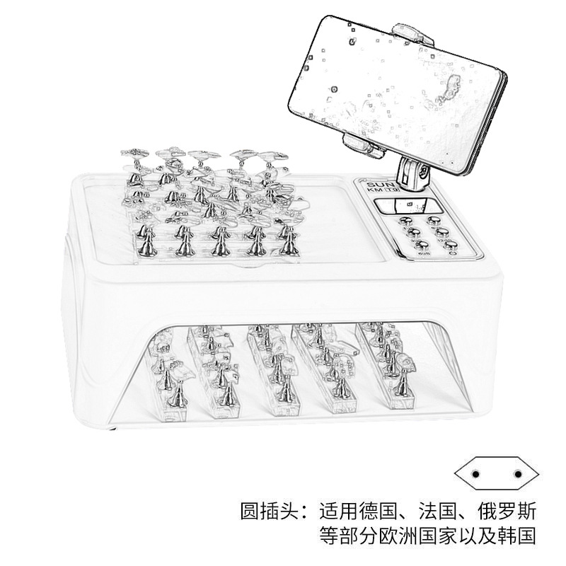 Lámpara de manicuras con almohada de mano, máquina de manicuras de alta potencia, secador rápido, tienda de manicuras, lámpara de manicuras, secador de gel de manicuras