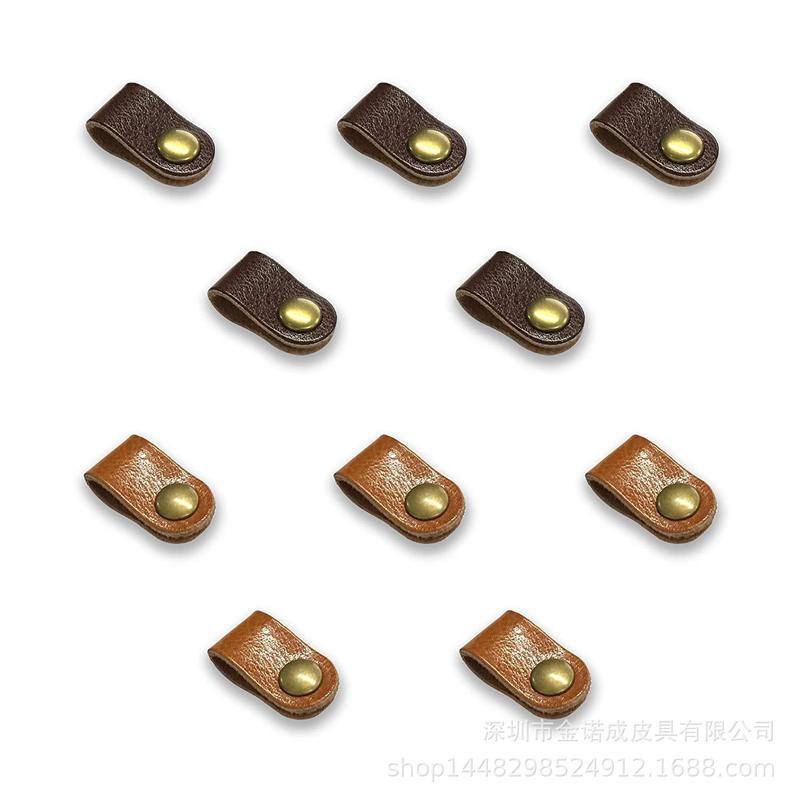 本革バンド牛革バンドイヤホンコード革バンド巻線器集線収納器整理器バックル|undefined