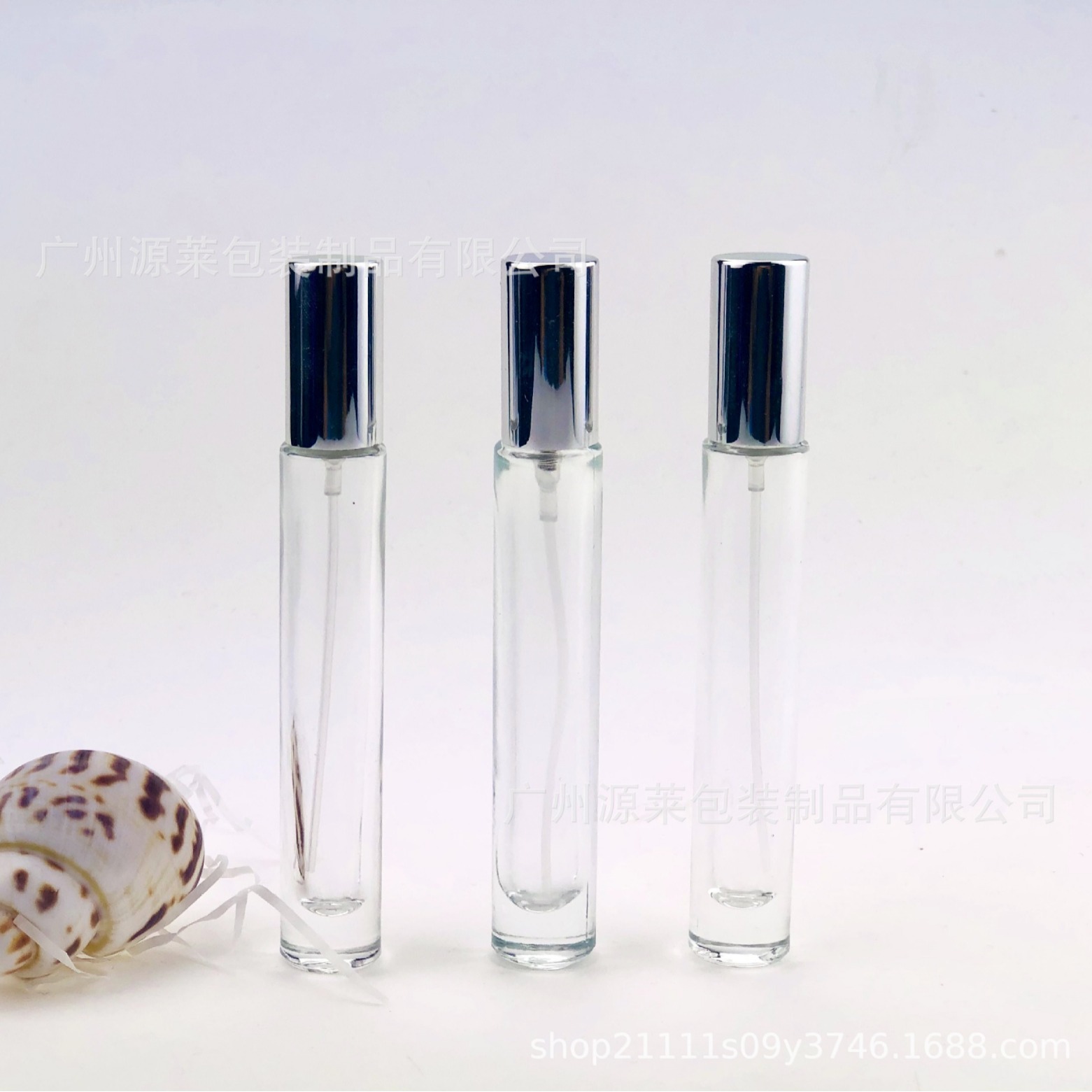 厂家直销 现货玻璃走珠瓶 10ml可工艺 透明走珠瓶 喷雾 滴管