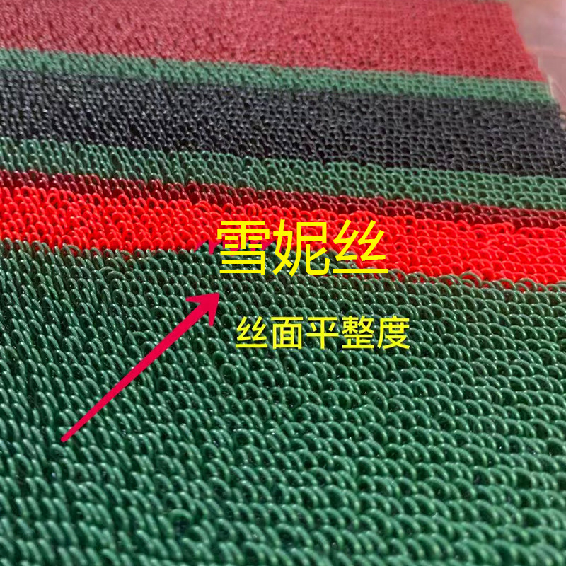 跨境供應左右駕駛通用款雪妮絲平面汽車腳墊彩條款腳墊汽車用品