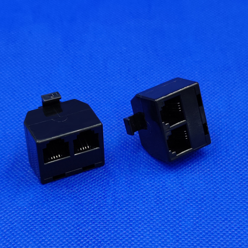 U102-��ɫ �绰һ�ֶ� 6P4Cţ�ǵ绰1��2 �绰1����2ĸ���ߺ�