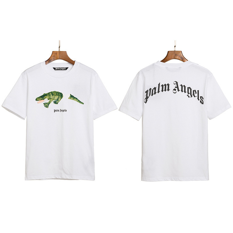 PALM半袖の正しいバージョン パームエンジェルス ヘッドレスベア エンジェルス バタフライプリント Tシャツ テディベア 半袖|undefined