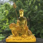 地藏菩萨像九华山地藏王菩佛像菩萨供奉家用地藏像摆件坐谛听地藏