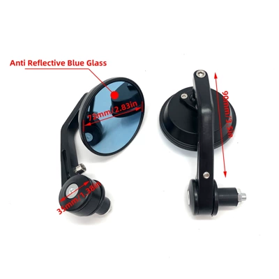 handlebar mirror 22mm all – Motorcycle rearview mirror