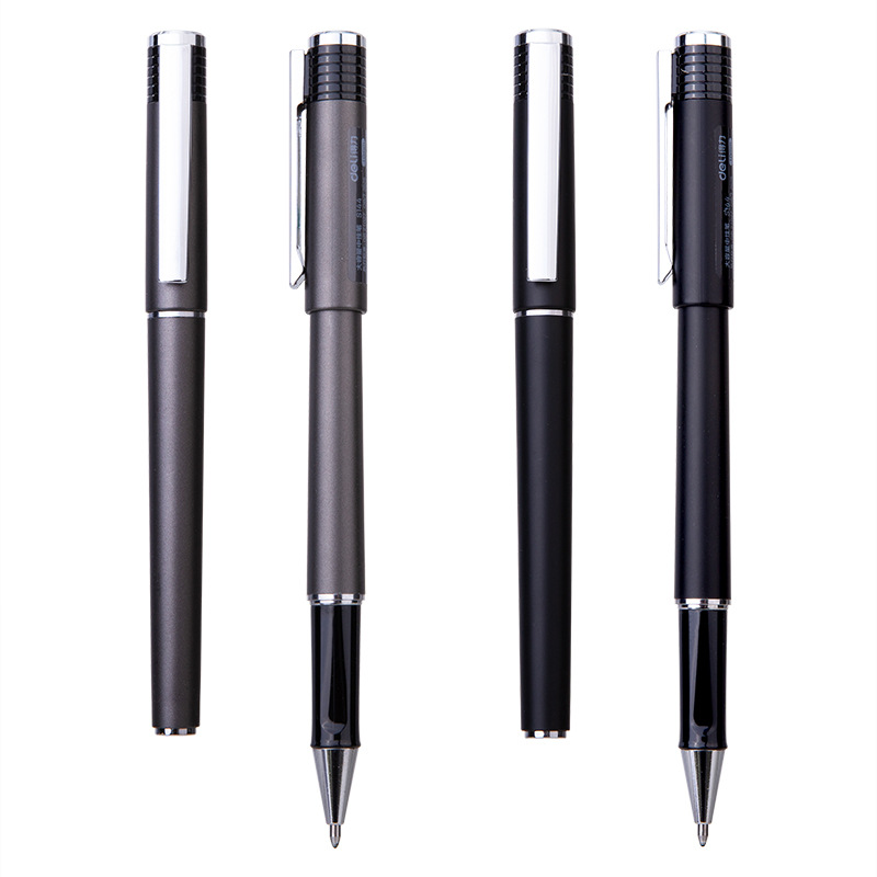 Delivery S144 bolígrafo neutro de gran capacidad 1.0mm bolígrafo de firma de pintura metálica para estudiantes 12 paquetes