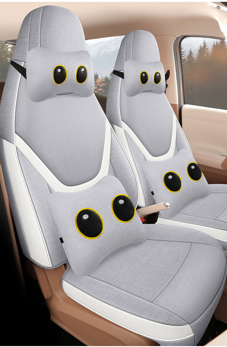 26 Models of Fifth-Generation Wuling Hongguang Mini Ev Seat Covers, Macaron-Specific Seat Covers, Mini Four-Season Car Seat Cushions