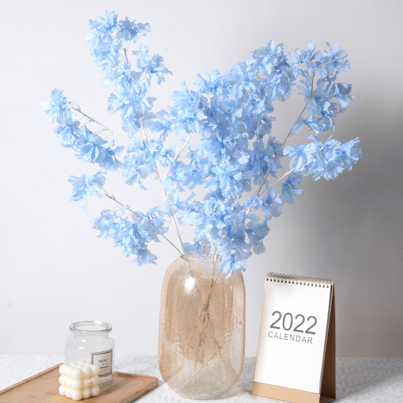 仿真花白杆飄雪櫻花梨桃花文心蘭客廳影樓婚慶弔頂拱門婚禮堂假花