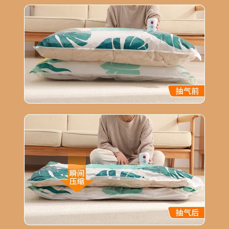 Luz dirección eléctrica bomba succión vacío bolsa almacenamiento hogar algodón edredón abajo chaqueta ropa traje bolsa de compresión de vacío