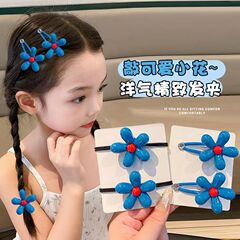 儿童可爱花朵发绳发夹头饰女童头绳高弹力不伤发皮筋宝宝bb夹发饰