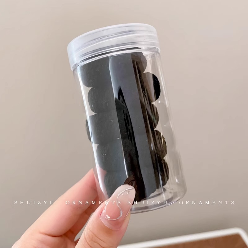 高级感咖色小熊头绳女气质简约高弹力发圈耐用橡皮筋女生扎头发绳|undefined