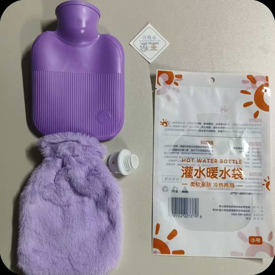 Bolsa de Agua Caliente de PVC de Alta Densidad Doble Uso Frío y Caliente para Manos y Abdomen
