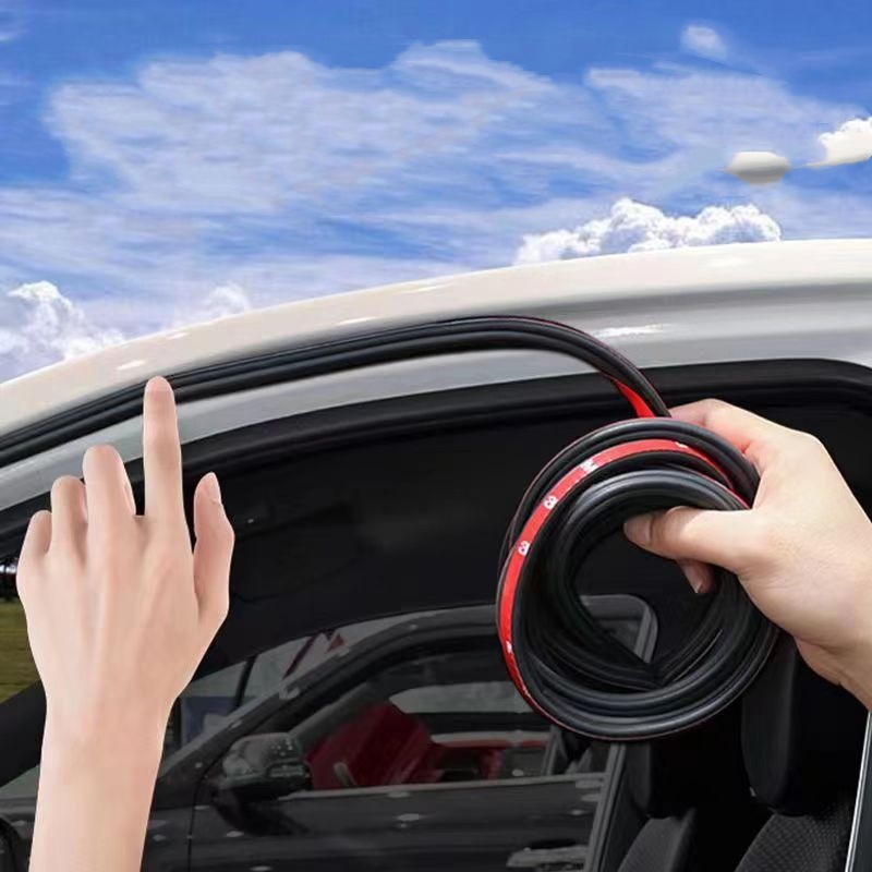 Car Sealing Soundproofing Strip, Thickened Sealing Strip, Trunk, Hood, Door Gap Dustproof and Noise-Reducing Rubber Strip
