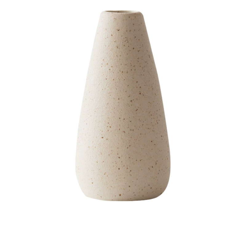 Простой Ретро Матовый Керамогранит круглый цвет ржавчины домашний черный горошек скандинавский Ретро пасторальные ремесла керамическая ваза